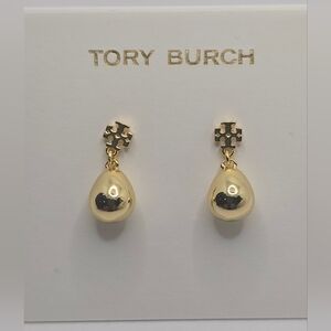 Tory Burch Gold Drop Earrings